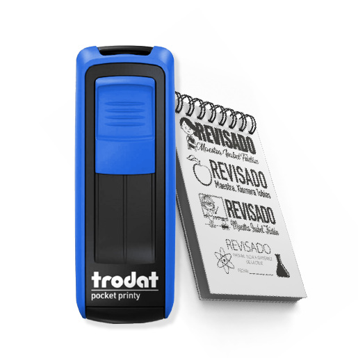 Sello Trodat pinza 4.7x1.8cm (Automático  9512)