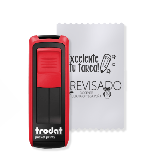 Sello Trodat pinza 3.8x1.4cm (Automático  9511)