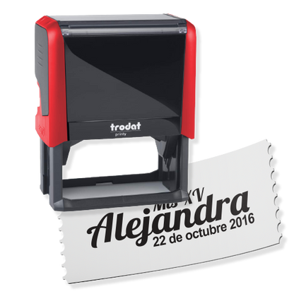 Sello Trodat 4.7x1.8cm   (Automático  4912)