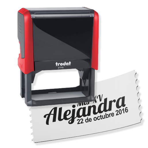 Sello Trodat 4.7x1.8cm   (Automático  4912)