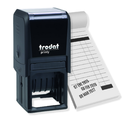 Sello Trodat fechador 4x4cm (Automático  4724)