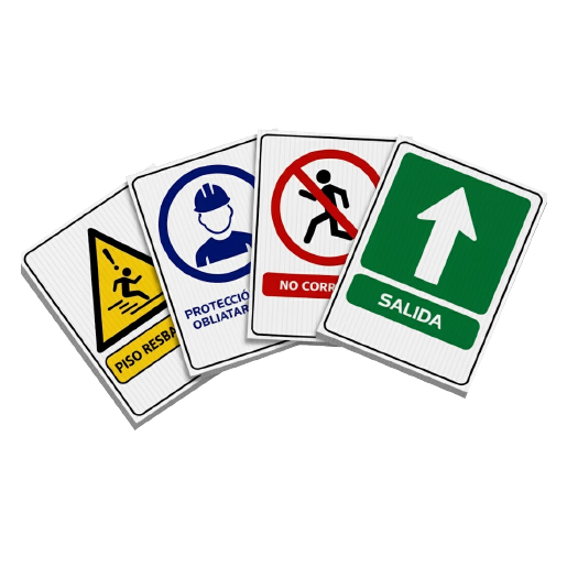 Señalética vinil sobre coroplast