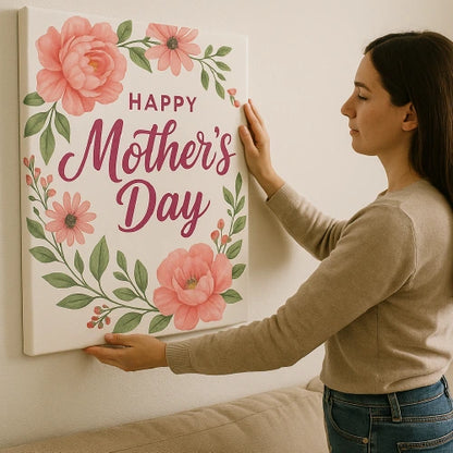 Canvas con marco de madera